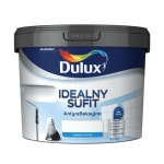 DULUX "IDEALNY SUFIT"
високоякісна біла латексна
водоемульсія, ідеальна для
фарбування стель